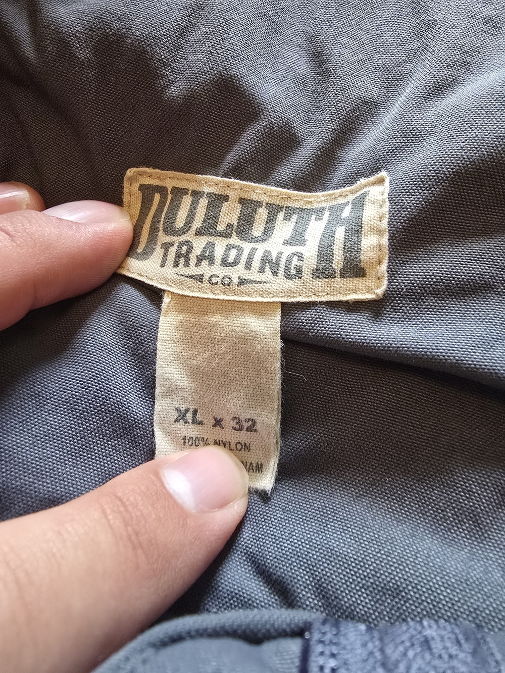 Duluth Trading Co FLEX Fire Hose - Charcoal Nylon Pants